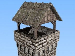 medieval tower Model 3D