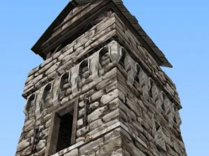 torre medieval Modelo 3D