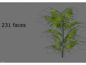 low poly plant 3D 모델