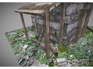 low poly medieval tower 3D Model