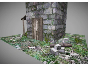 low poly medieval tower 3D Model