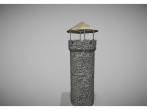 medieval tower 3D Model