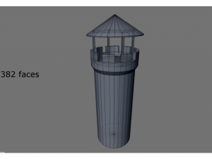 medieval tower 3D Model