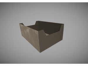 low poly wooden crates pack 3D Model