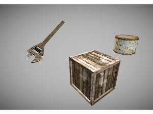 garage objects pack Modèle 3D