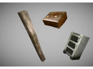 paquete de objetos de garaje Modelo 3D