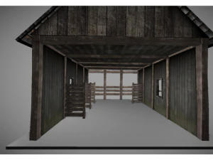 low poly medieval house 3D Model