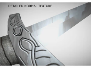 low poly sword 3D Model