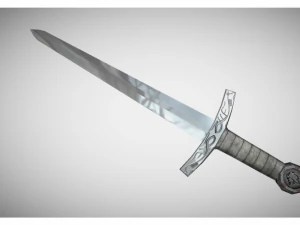 low poly sword 3D Model