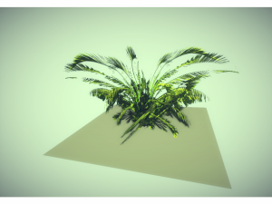 low poly plant Modèle 3D