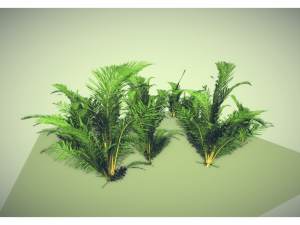 low poly plant 3Dモデル