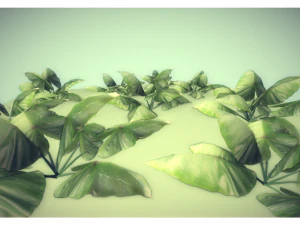 low poly plant 3D Model