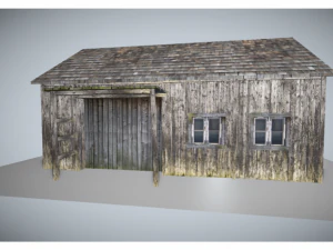 low poly medeival house 3D Model