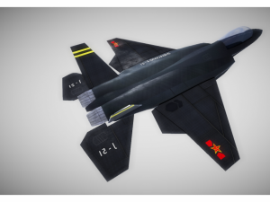 low poly fighter jet 3Dモデル