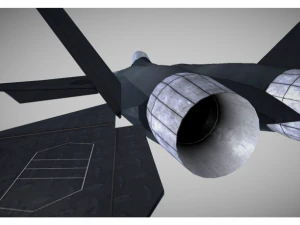 low poly fighter jet 3D Model