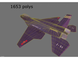 low poly fighter jet 3D Model