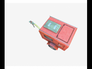 fire truck trailer Modelo 3D
