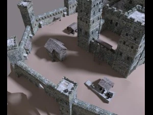 medieval castle 3D Model