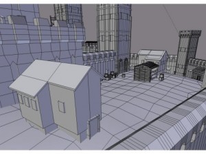 medieval castle Model 3D