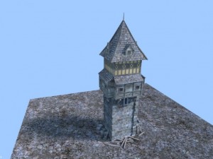 medieval tower 3D Model