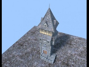 medieval tower 3D Model