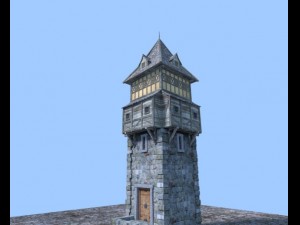 medieval tower 3D Model