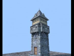 medieval tower 3D Model