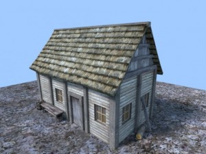 medieval house 3D Модель