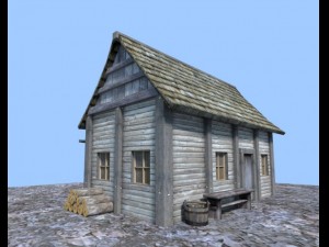 medieval house 3D Модель