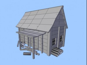 medieval house 3D Модель