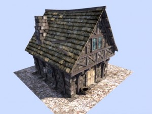 medieval house 3D Модель