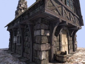 medieval house 3D Модель