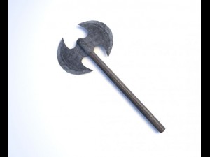 medieval axe Modelo 3D