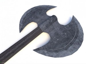 medieval axe 3D-Modell