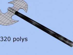 medieval axe 3D-Modell