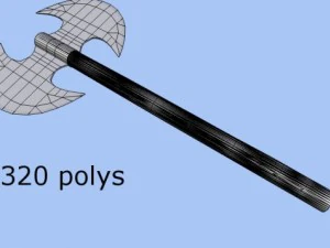 medieval axe 3D Model