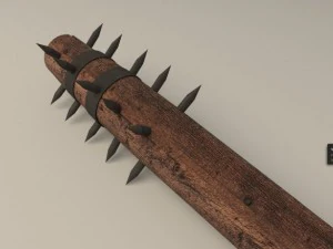 medieval club 3D Model