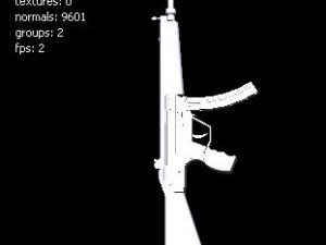 mp5 submachine rifle Modelo 3D