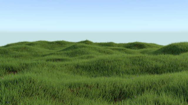 grass with flowers Modello 3D .c4d .max .obj .3ds .fbx .stl .blend 