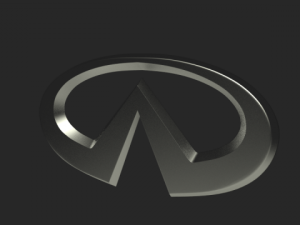 infinity logo Modelo 3D