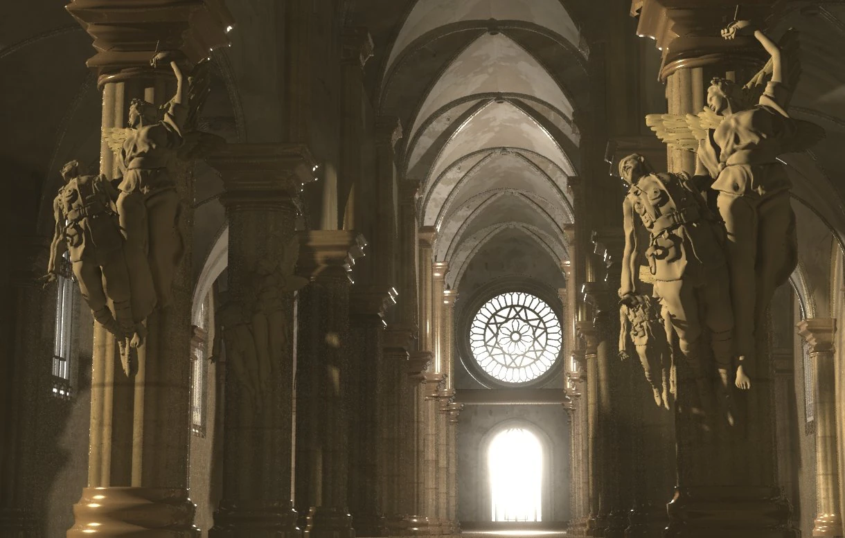 church interior 3D Model .c4d .max .obj .3ds .fbx .stl .blend 