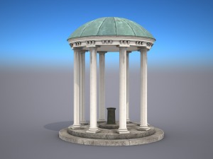 old well - low poly 3D Models
