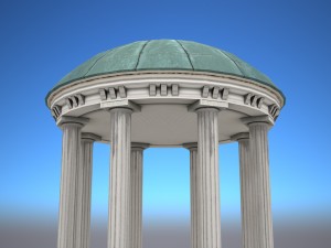 old well - low poly 3D 모델