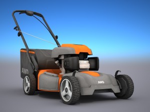 lawn mower - low poly 3D Model