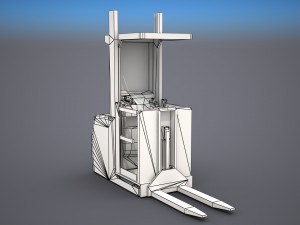 order picker - low poly Modelo 3D