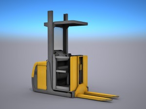 order picker - low poly Modelo 3D
