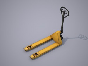 pallet jack - low poly Modelo 3D