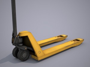 pallet jack - low poly Modelo 3D