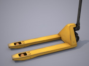 pallet jack - low poly Modelo 3D
