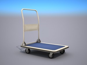 transport cart - low poly 3D Model
